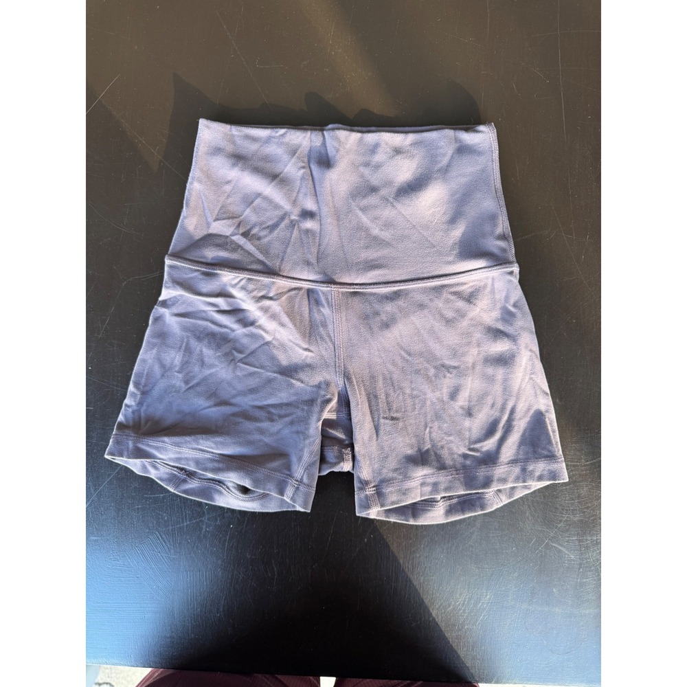 Lululemon Align High-Rise Short 4 Purple Nulu Yoga Biker Shorts Size 2